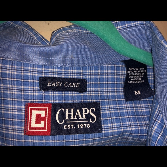 Chaps Men’s Casual Button-Down Size: M - Picture 3 of 4